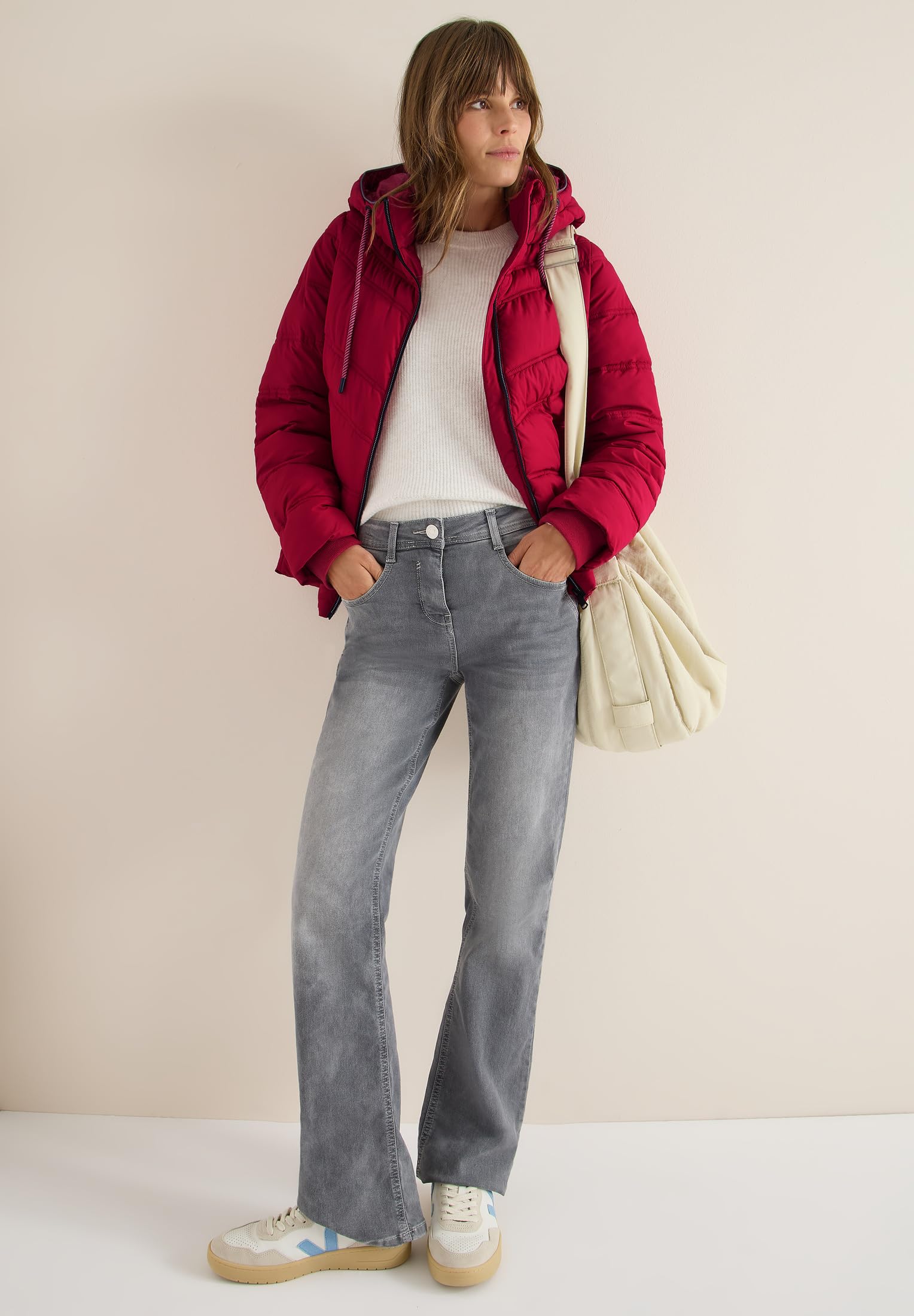 Cecil Steppjacke mit Kapuze