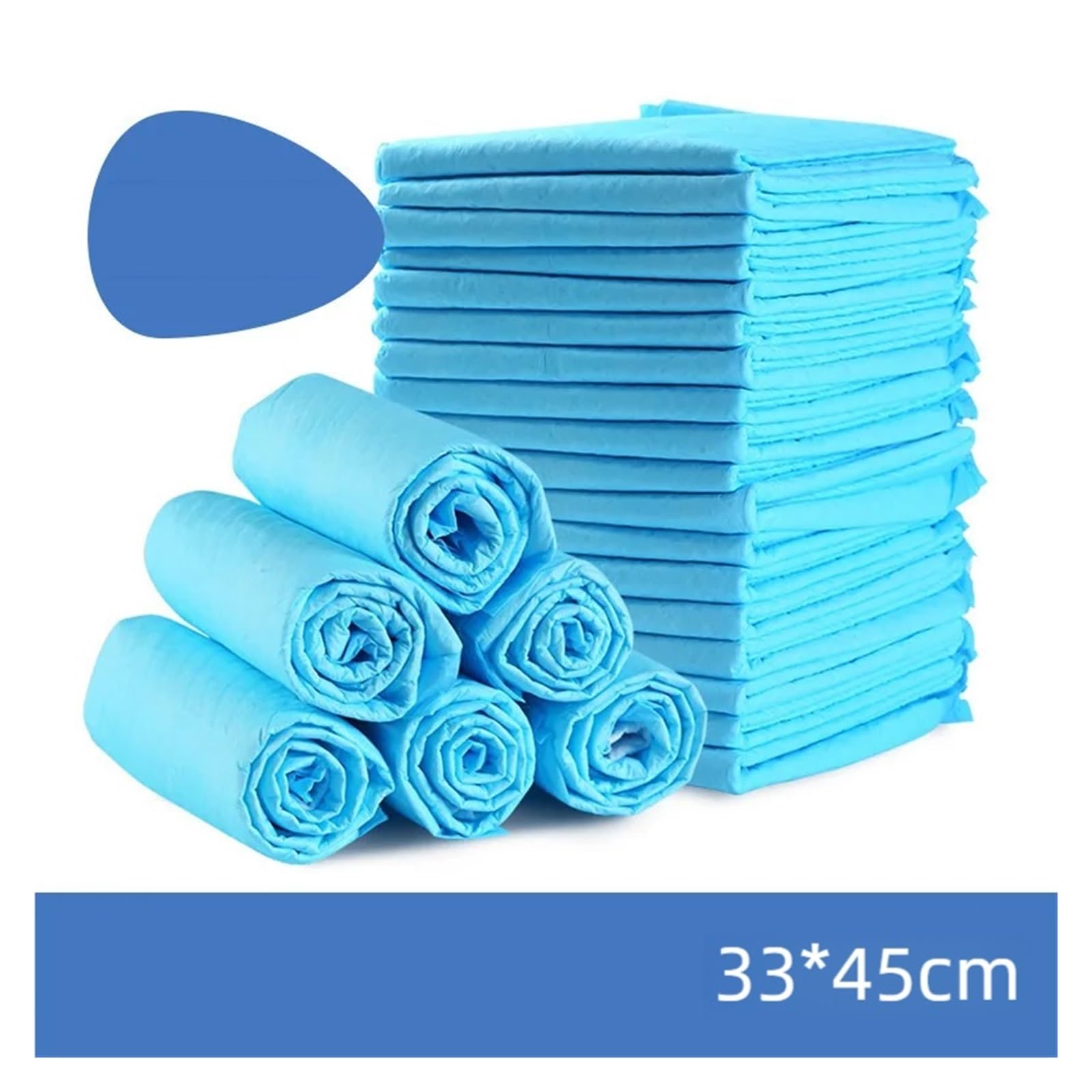 100/50 Stück saugfähige Haustier-Pads, Oberflächenmatten, saubere Kissen, Hundezubehör(50pcs)