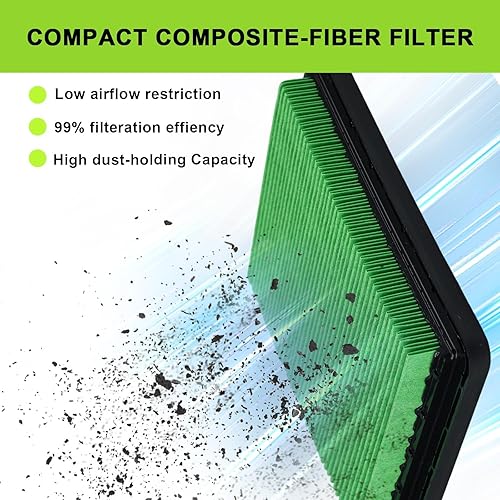 Miniatura 4 de Filtro de aire GCV160 17211-ZL8-023 para Honda GCV190 GC190 GC160 GX100 GC135 GCV135 Reemplazo de motor 17211-Z8B-901 con bujía de filtro de