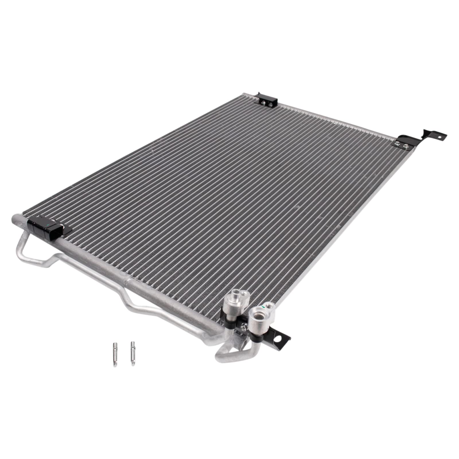 TRQ Klimaanlagenkondensator kompatibel mit Ford Crown Victoria Lincoln Town Car Mercury Grand Marquis 2003-2004 Marauder FO3030189