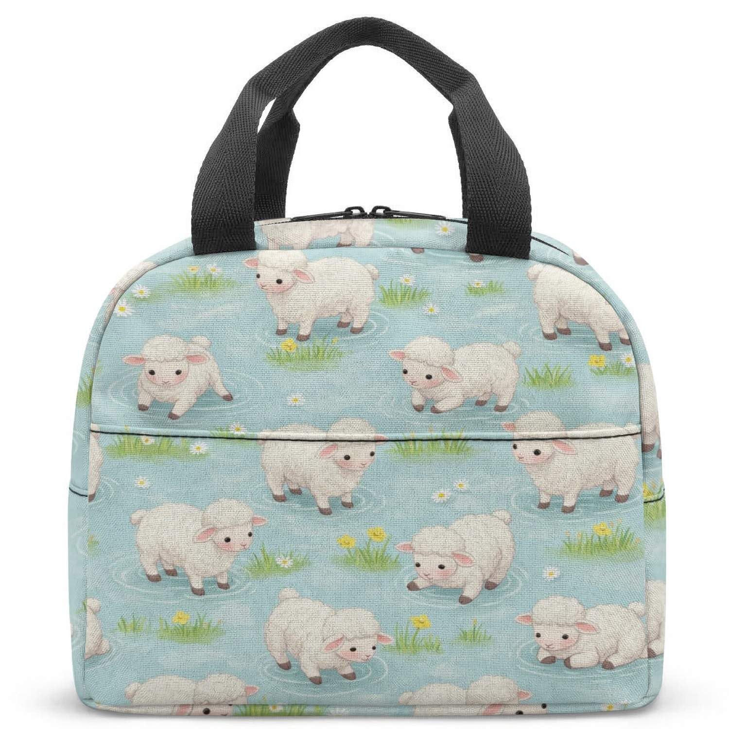 Sac à déjeuner isotherme agneau mignon pour éviter les repas chauds à l'école