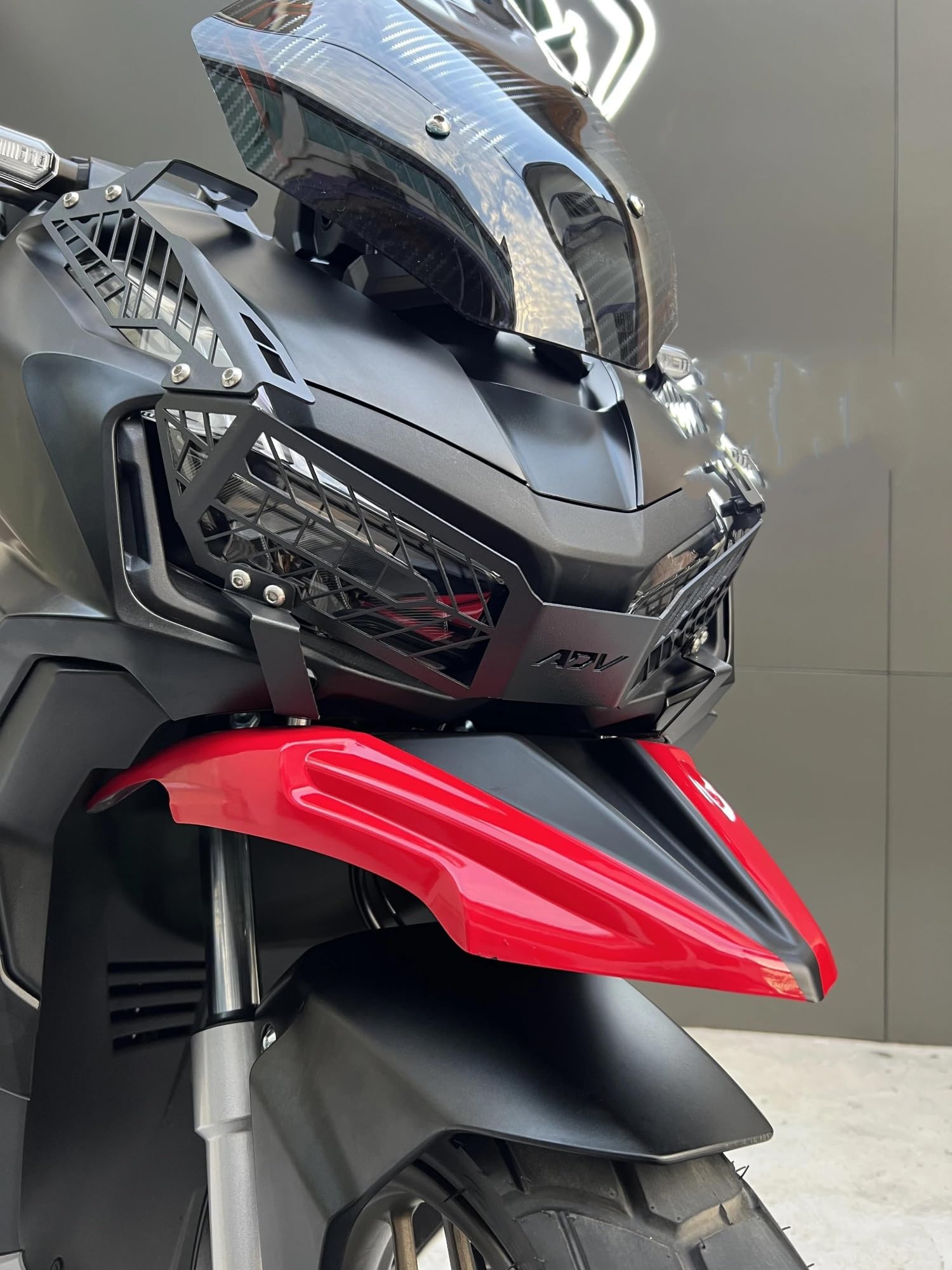 Accessori Moto Parafango Anteriore Becco Cowl Guard Per ADV160 ADV 160 2022-2023 Estensione Copertura Ruota Carena(2)