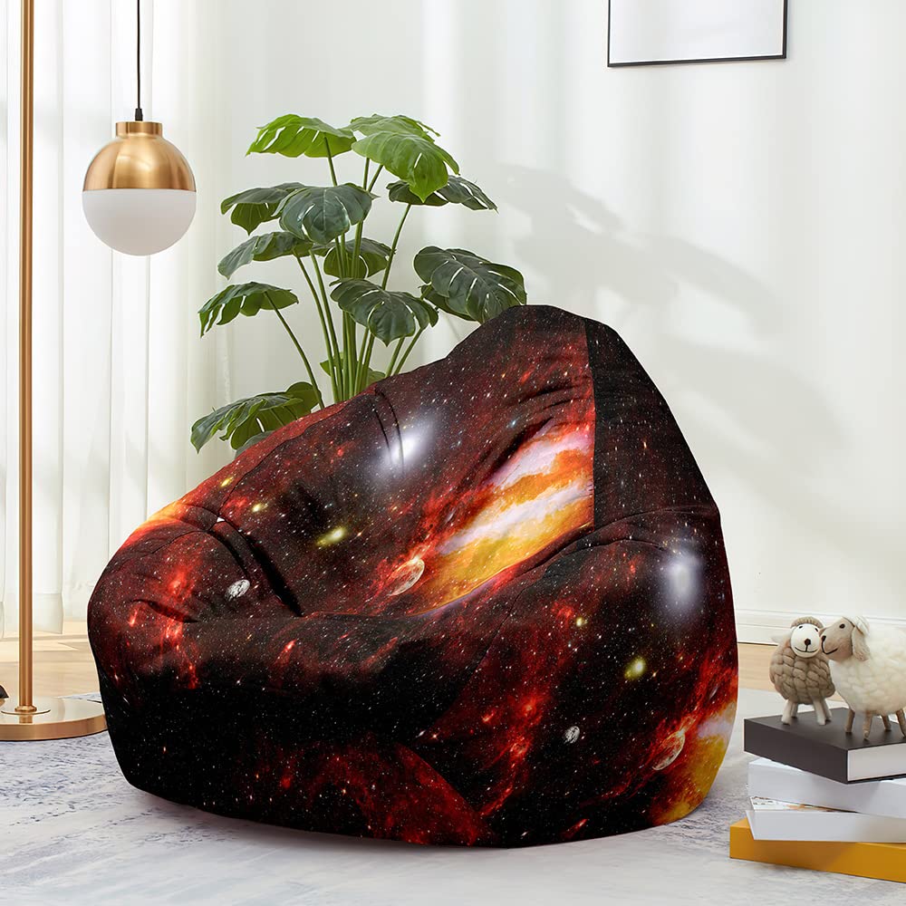 DOTBUY-SHOP Pouf Poire Adulte Et Enfant,Imprimé Marguerite