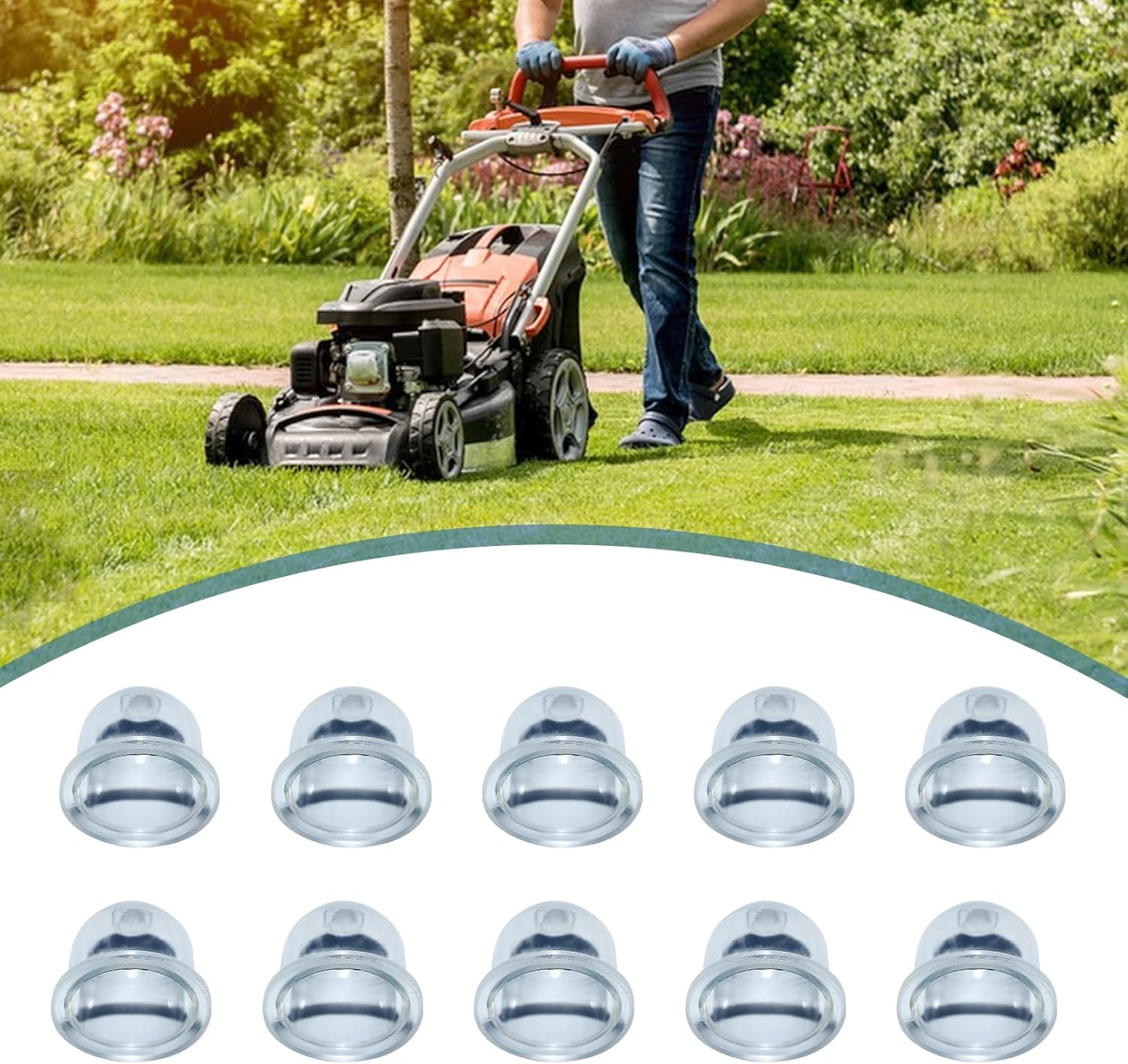 STIHL FS38 FS40 FS45 FS55 FS56 FS80 FS85 Pompe d'amorce 10 Pièces 22mm Accessoire Débroussailleuse