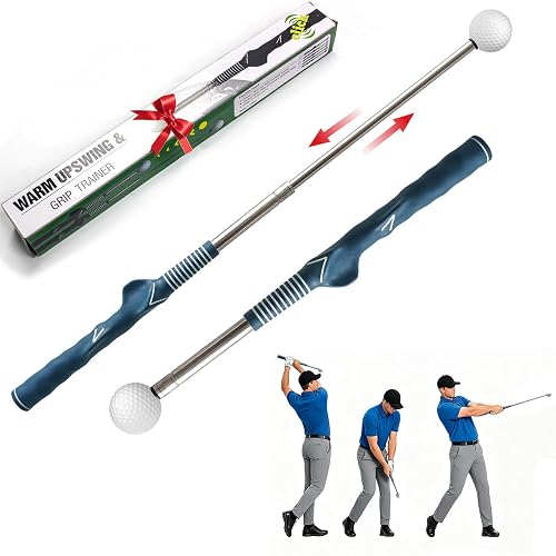 4-IN-1 Retractable Golf Swing Trainer amp