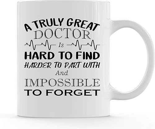 Miniatura 2 de Funny Bone Products Doctor Retirement - A Truly Great Doctor is Hard To Find - Taza de café de 11 onzas - Regalos únicos y memorables para la