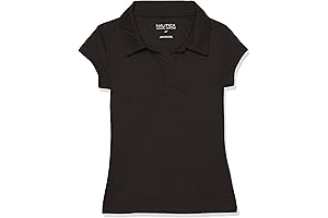 Girls' Short Sleeve School Uniform Performance Polo: Embracing Comfort, Style, and Practicality