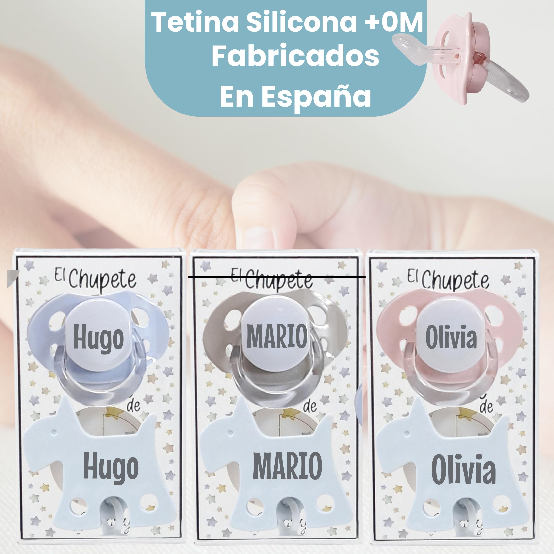 Cesta Bebé Recién Nacido Niña Rabbits Deluxe (Rosa) | Canastilla con peluche conejito, manta coralina, gasa bordada, chupete y pinza grabados, marco y discos de hitos