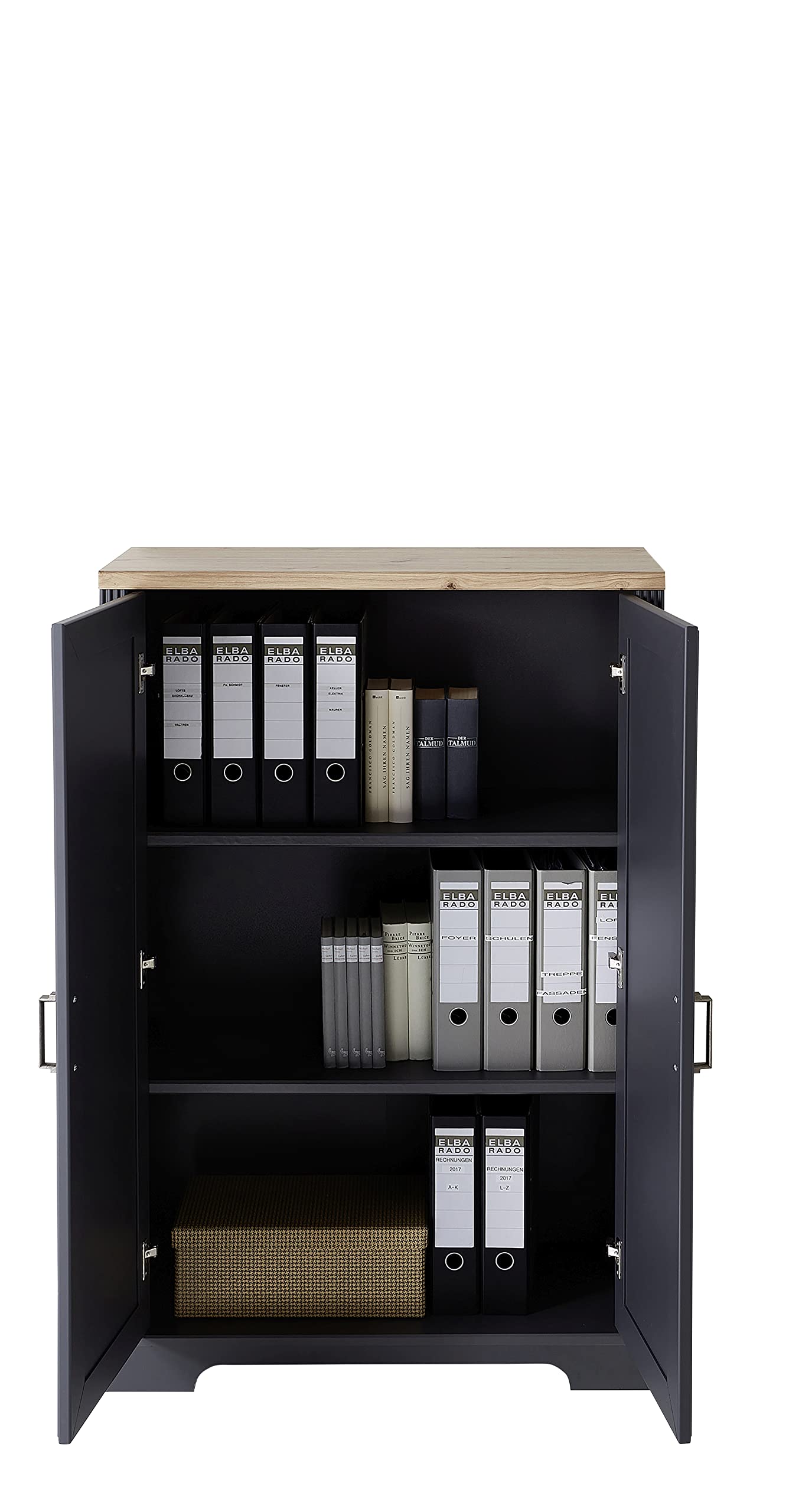 möbelando Büro-Set Bürokombi Arbeitszimmer Büroprogramm Büromöbel Jillana V (10-teilig)