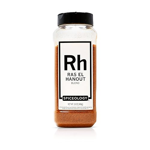 Spiceology - Mezcla de especias Ras el Hanout - Condimento del norte de África - Uso en: aves, verduras, granos, cordero y guisos - 16 oz