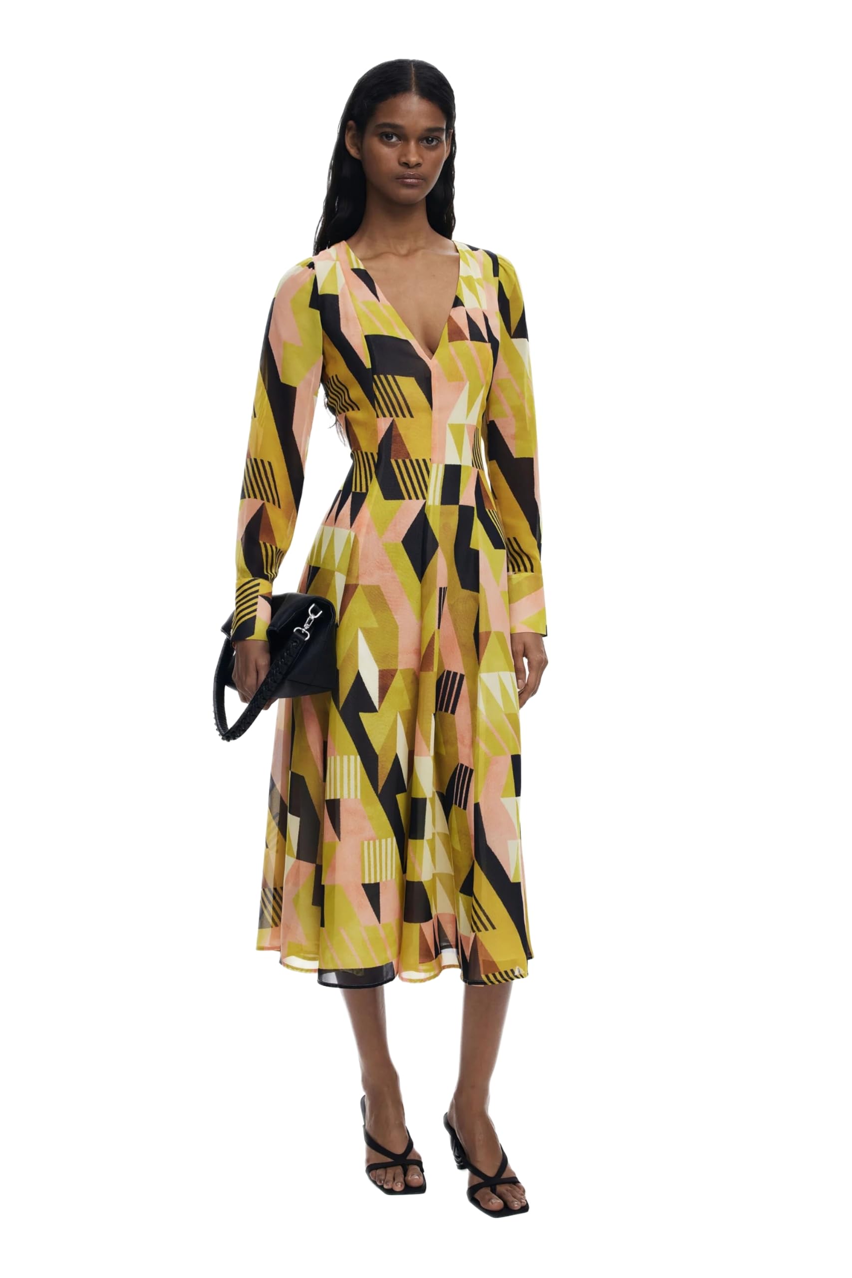 Desigual Vest_GEOMETRIA_L, 4010 Verde ACEITUNA, L