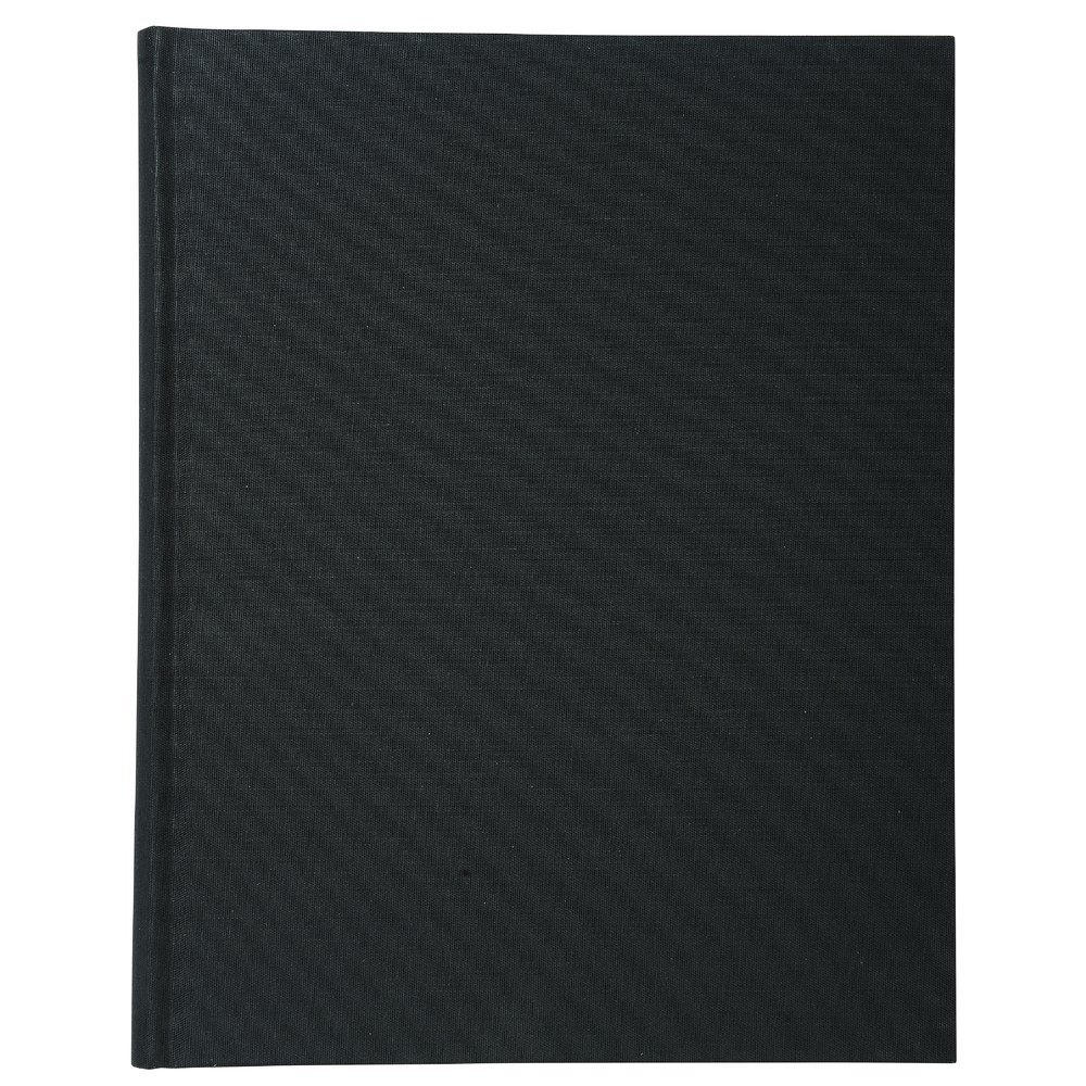 Exacompta - Réf. 6423E - 1 Registre ligné - 300 pages foliotées - papier intérieur 110 grammes - dimensions 320 x 250 mm - format vertical - couverture rigide en toile noire