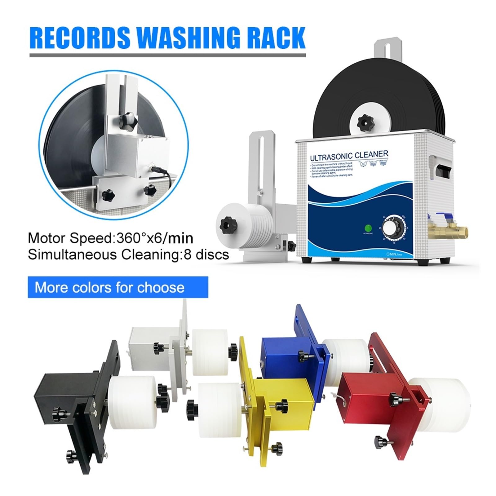 レコード超音波洗浄機 Amazon | 超音波洗浄機 ビニールレコード超音波クリーナー 6.5L