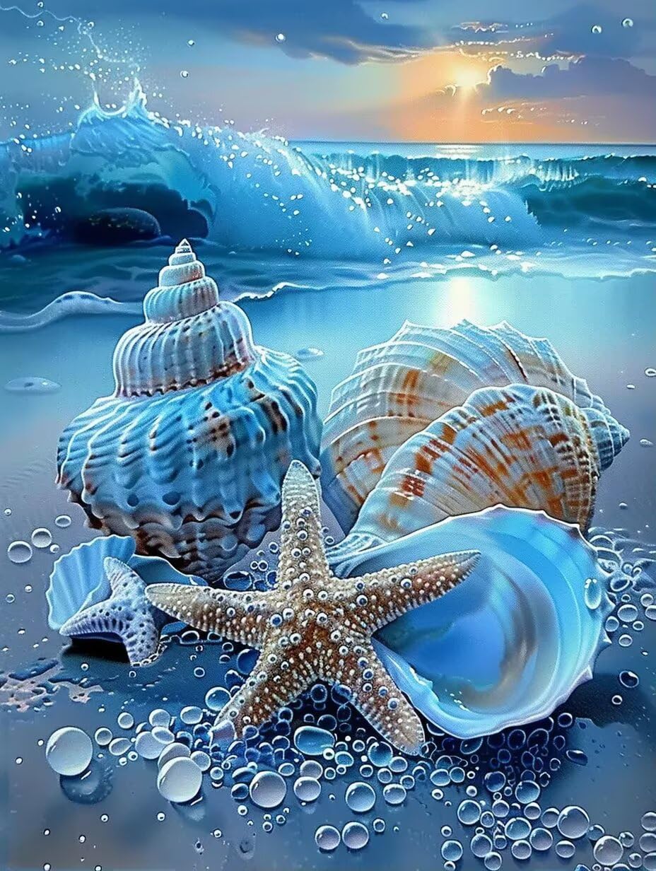Amazon.com: TURGF Starfish 5D Diamond Painting Kit for Adult