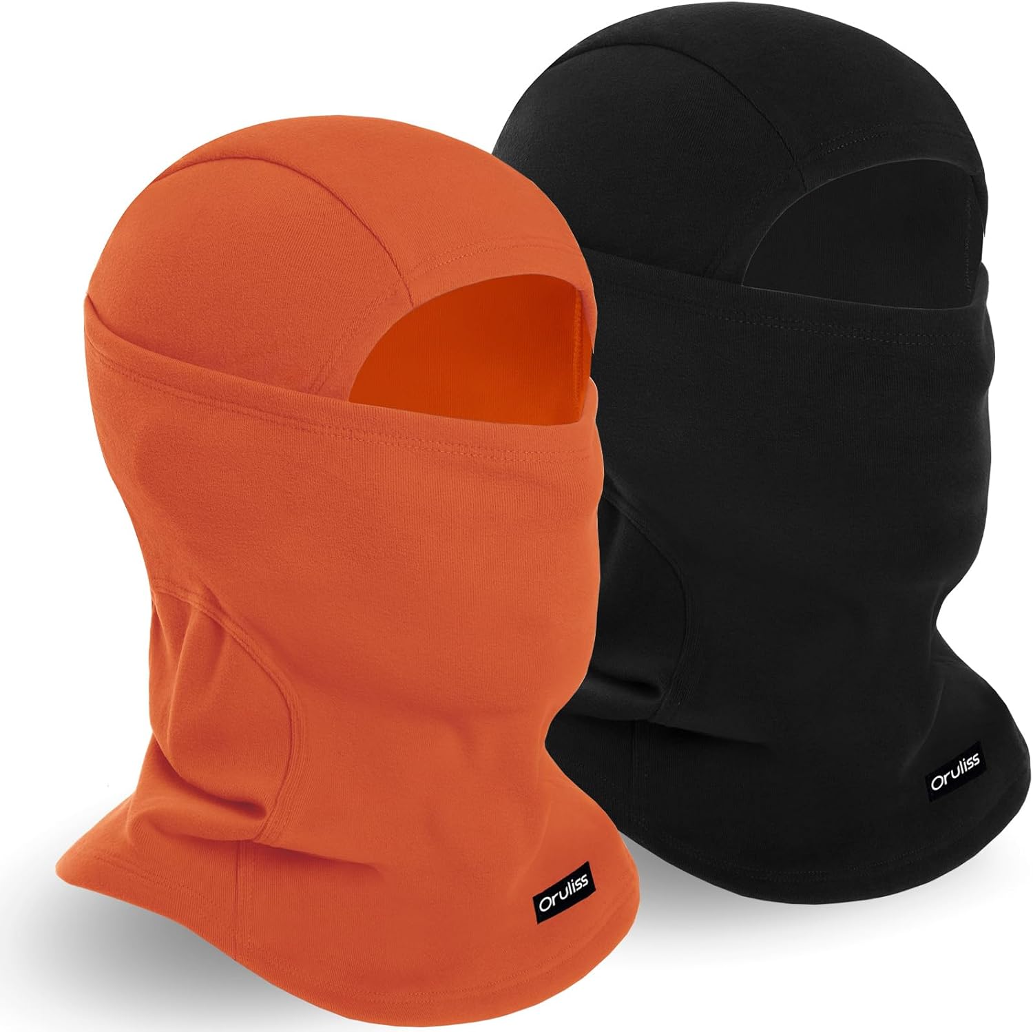 Balaclava Ski Mask for Men Women, Warm Fleece Face Mask Full Cover for Cold Weather Skiing Cycling, Ponytail Friendly