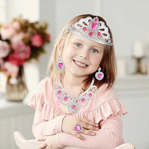 Miniatura 7 de Conjuntos de vestir para niñas de 3 a 6 años - Vestidos de princesa, zapatos y accesorios para juegos de simulación