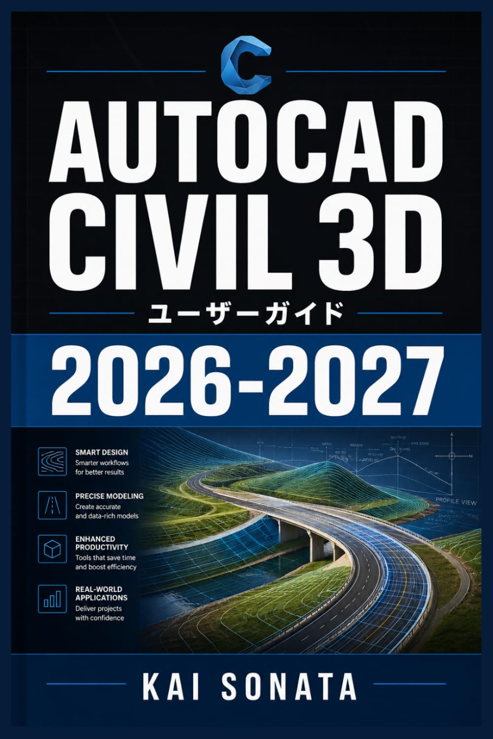 AUTOCAD CIVIL 3D ユーザーガイド 2026-2027: 初心者のための円滑な運用と最良の成果を実現する完全マニュアル