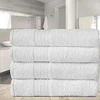 Kit 5 Toalhas Banhão Gigante para Hotel Grossa - Nobre (Branco)