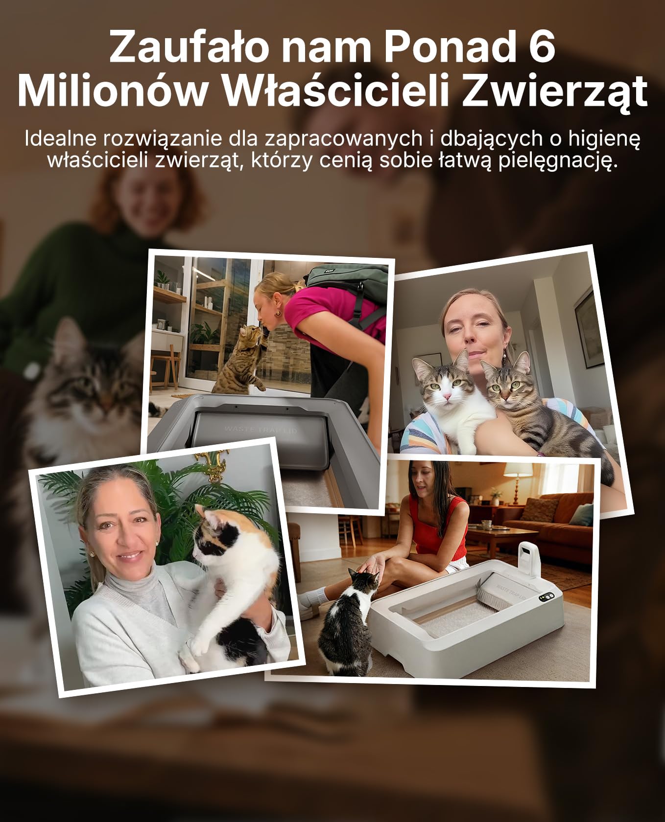 PETKIT Zestaw do Krystaliczny Żwirek dla Kotów, Monitor Moczu, do PUROBOT CRYSTAL DUO Samoczyszcząca Kuweta dla Kotów, Podwójne Zbieranie Odpadów, Wymienna Tacka, Kontrola Zapachów, 4 Sztuki