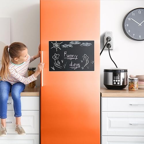 Miniatura 6 de BSEED Protector de sobretensiones de una sola salida, pequeño protector de sobretensiones con indicador de luz protegida para refrigeradores, PC,