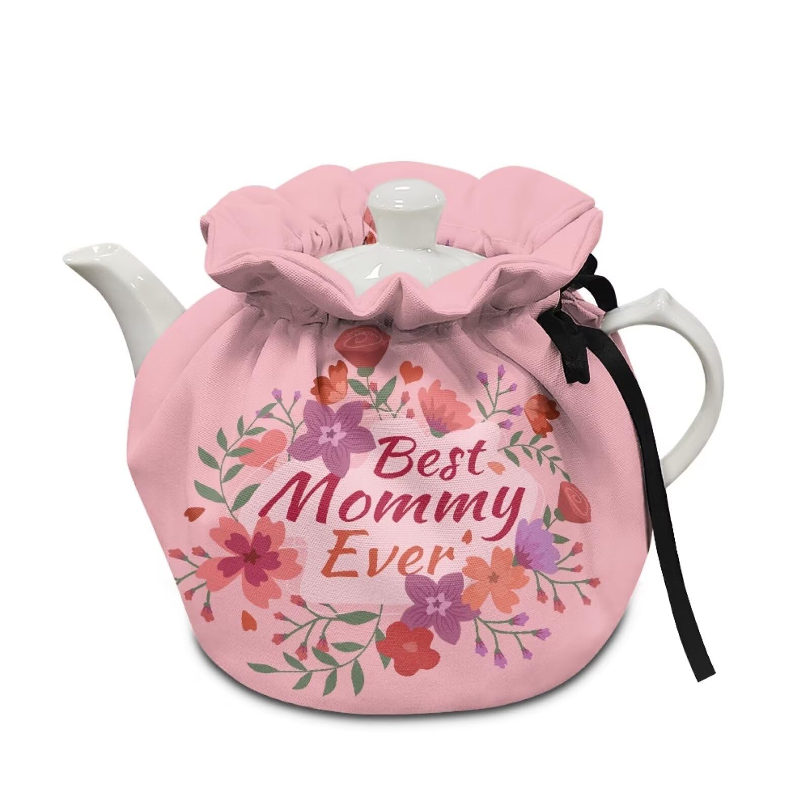 Sellikakes Happy Mother's Day Decor Kitchen Tea Cosy for Teapots, Thermal Insulation & Heat Preservation, Teapot Protector Dust Cover Home Kitchen Essential Decor