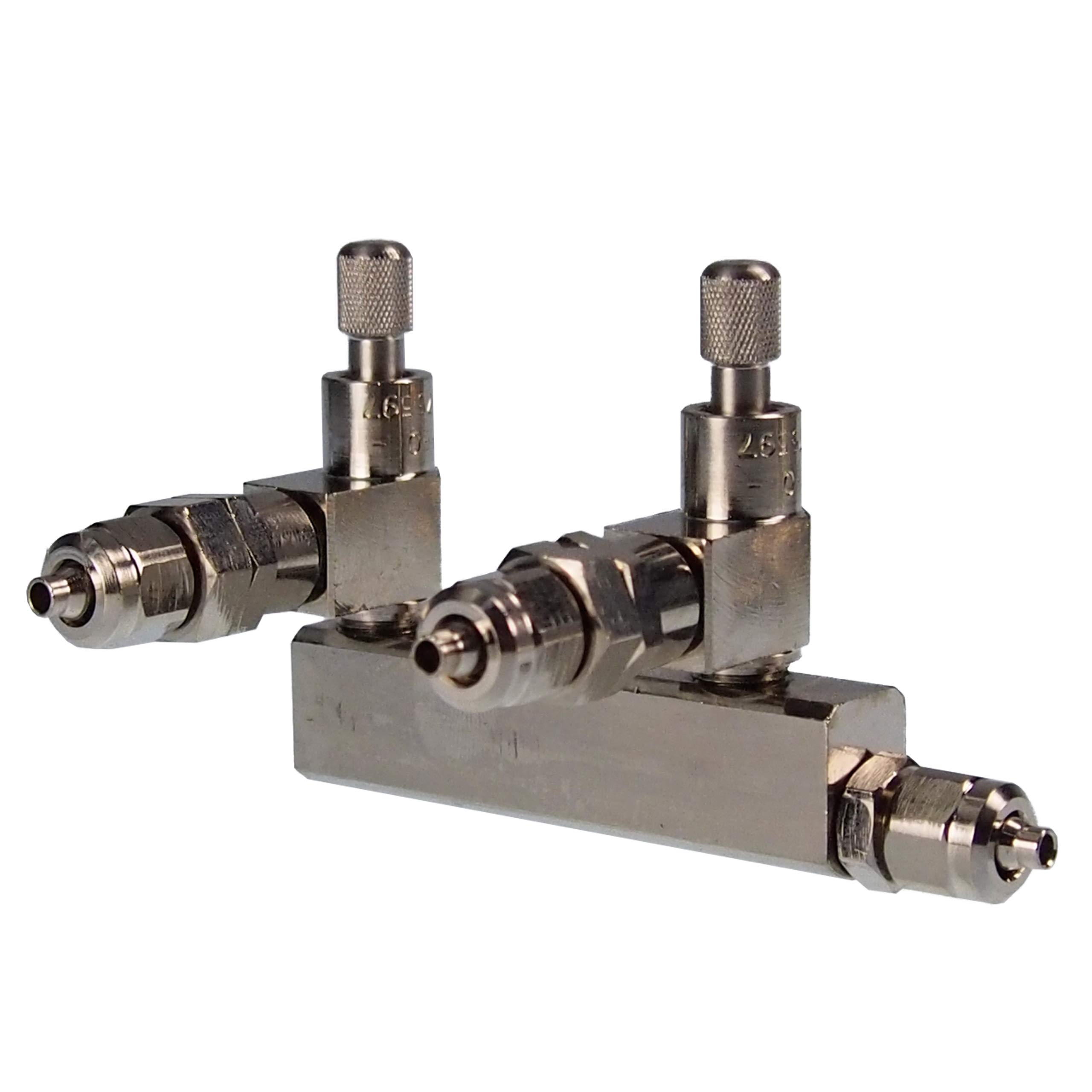 Aqua-Noa Aqua de distribution Noa de CO2 de fermeture éclair professionnel avec 2 valves Fein aiguille & clapets anti-retour