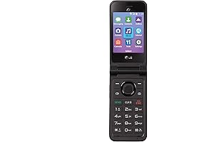 TracFone Carrier-Locked LG Classic Flip 4G LTE Prepaid Flip Phone- Black -...