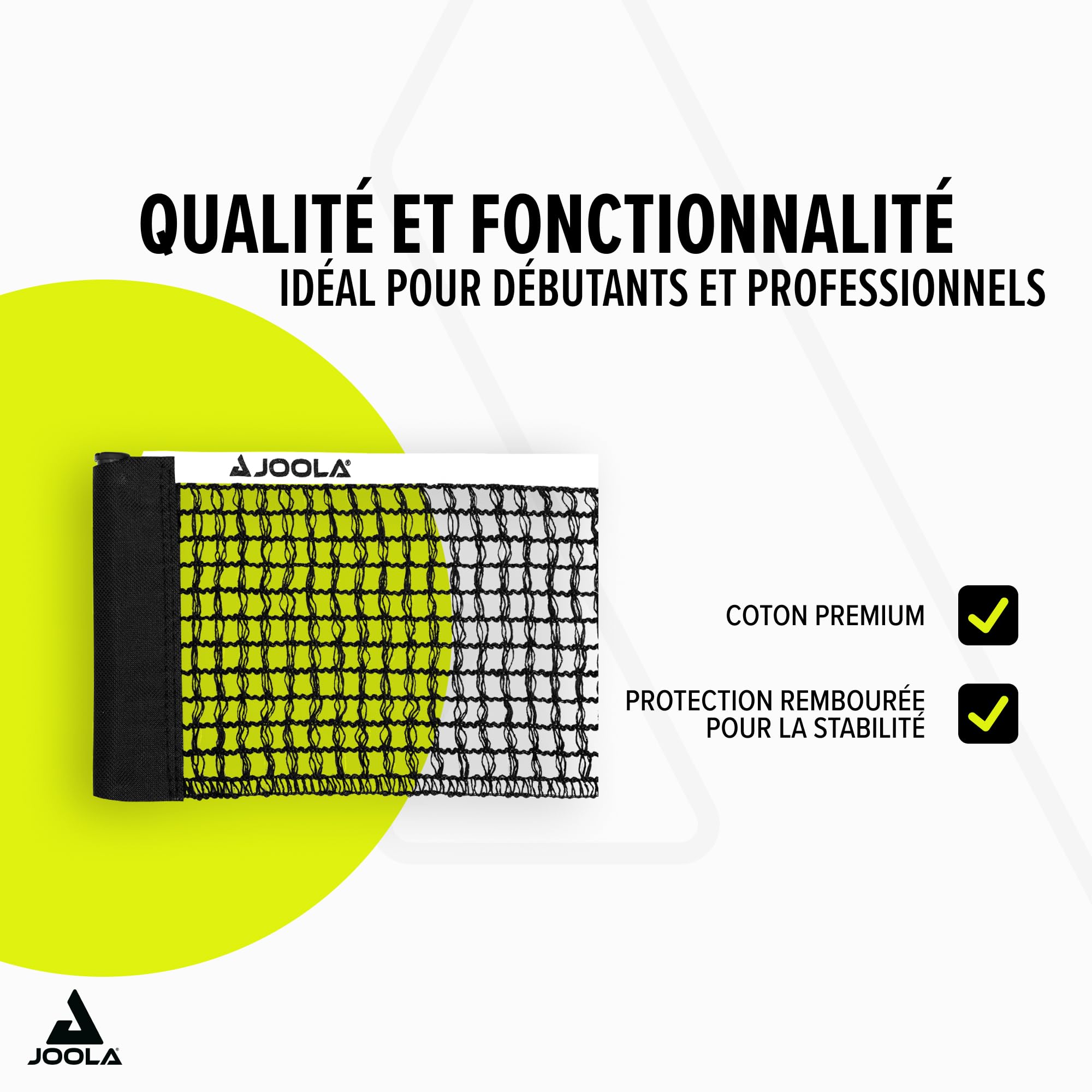 Joola Pro Tour Filet de Tennis de Table Unisexe pour Adulte Noir 152 cm