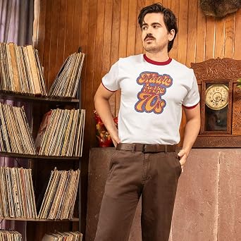 Made in The 70s Ringer Tee Shirt Unisex