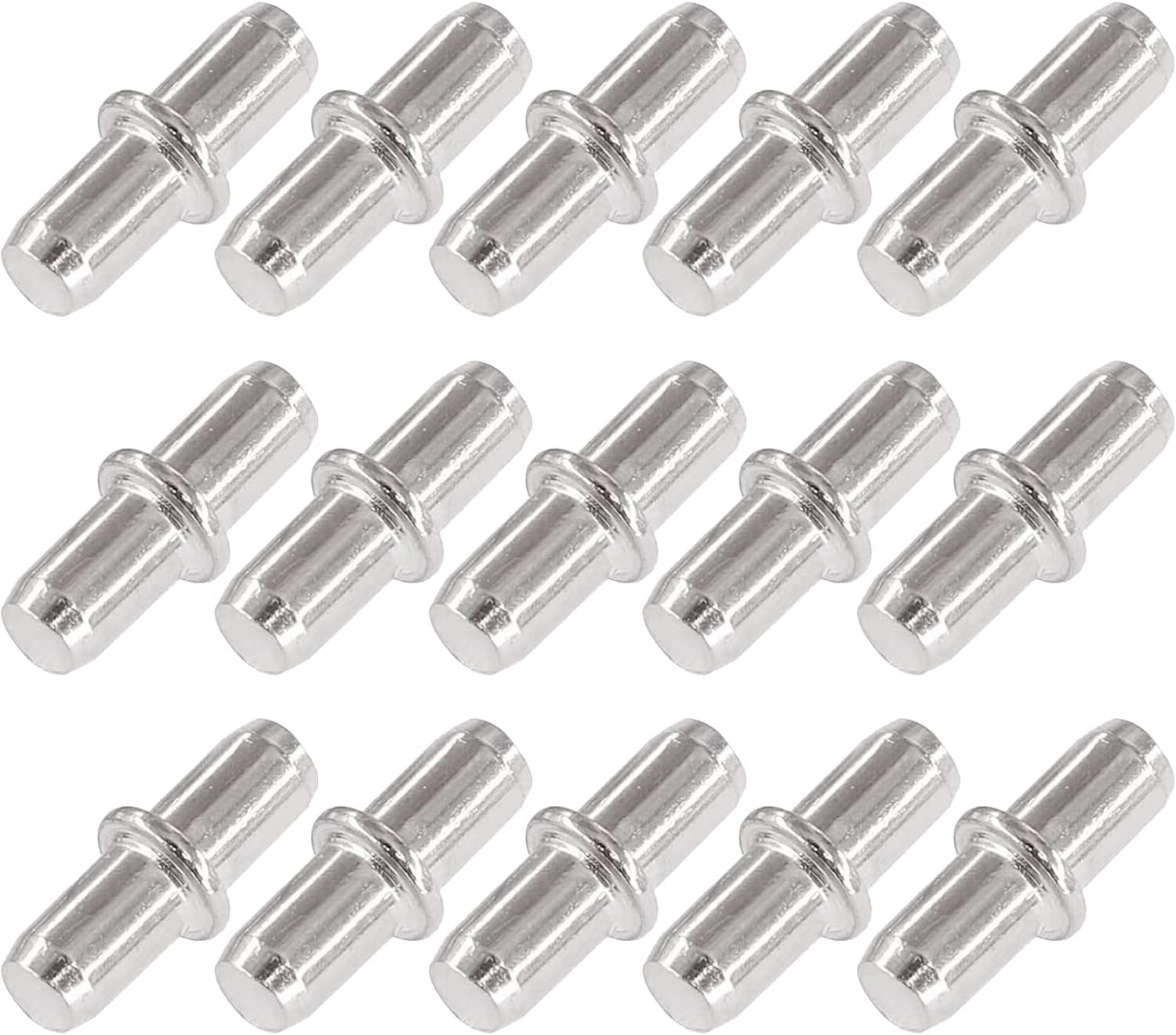 15pcs Metal Shelf Pegs 5 x 16mm Shelf Support Pins Studs,Nickel Plated Shelf Support Pins Shelf