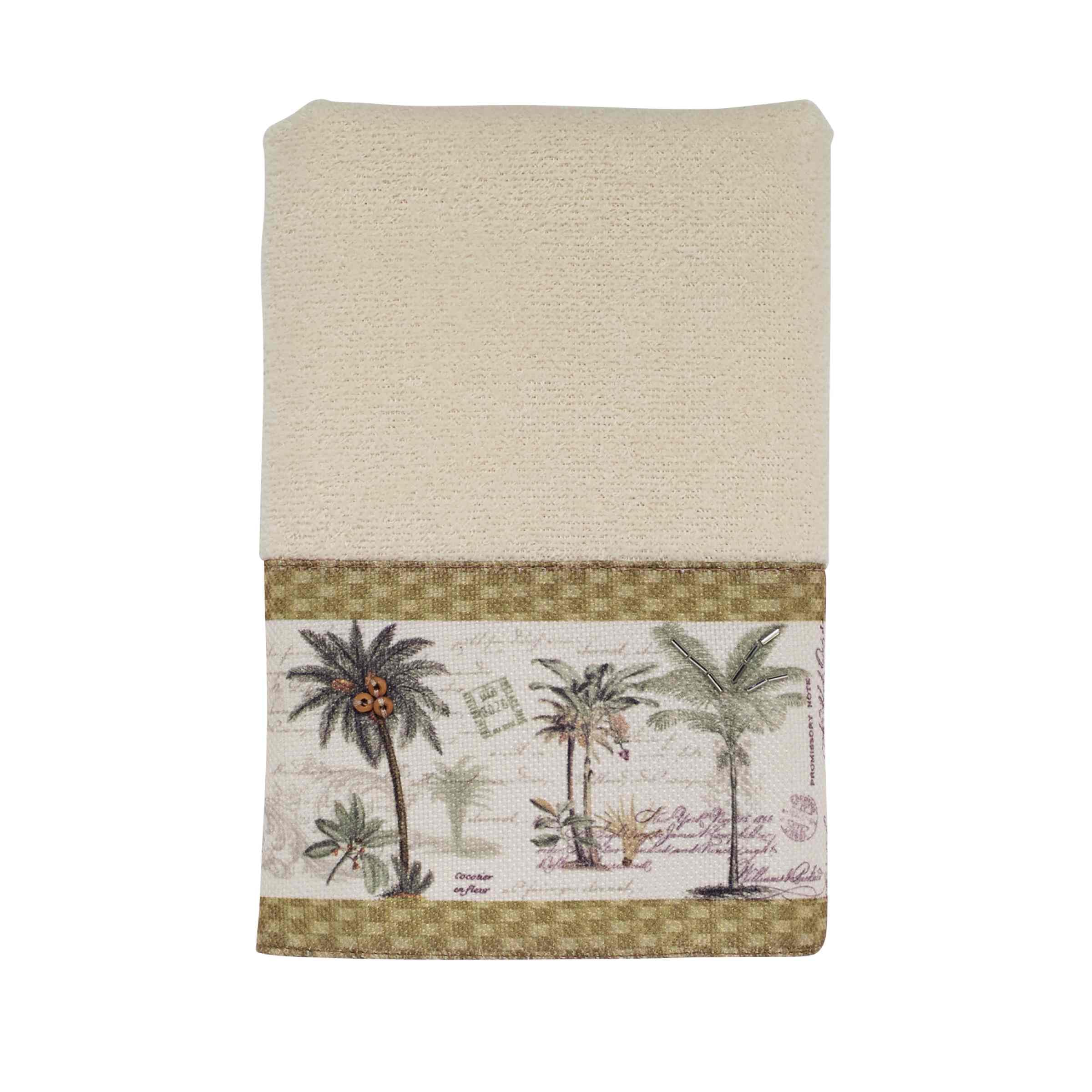 Avanti Palm Bath Towel Set - Tropical Cotton -5