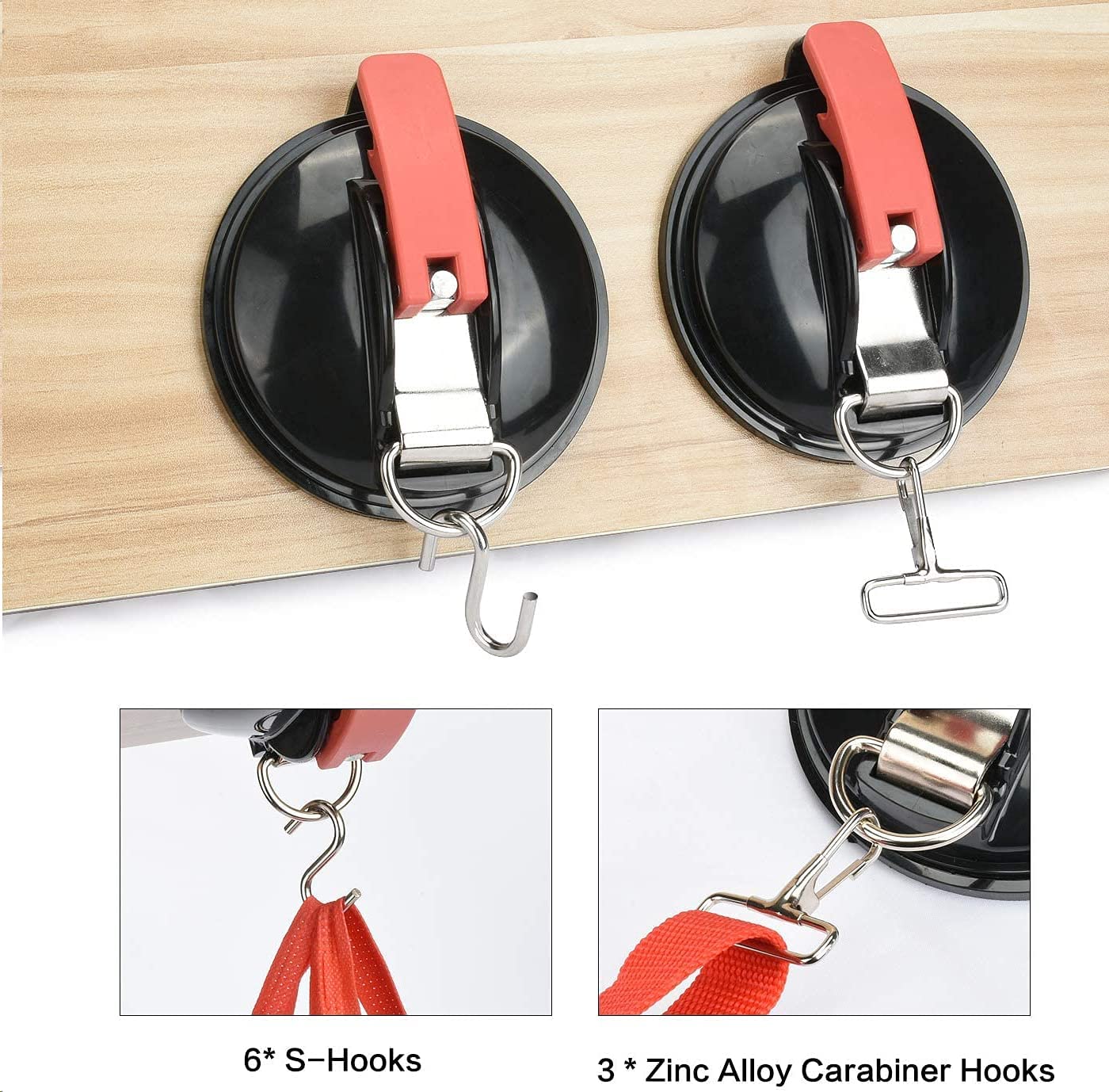2pcs Suction Cup Hook Tile Suction Cup Suction Cups For Windows Suction Cups Heavy Duty Side Awning Securing Hook Vacuum Suction Cup Hook Vacuum Suction - View #7