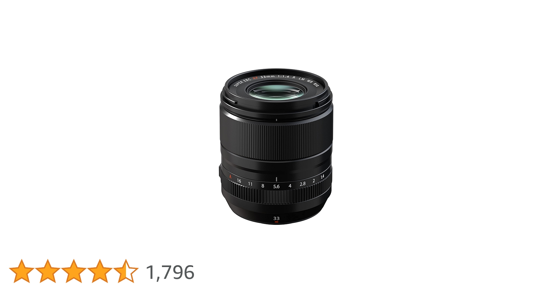 Fujifilm FUJINON XF33mmF1.4 R LM WR Black 16719201 : Amazon