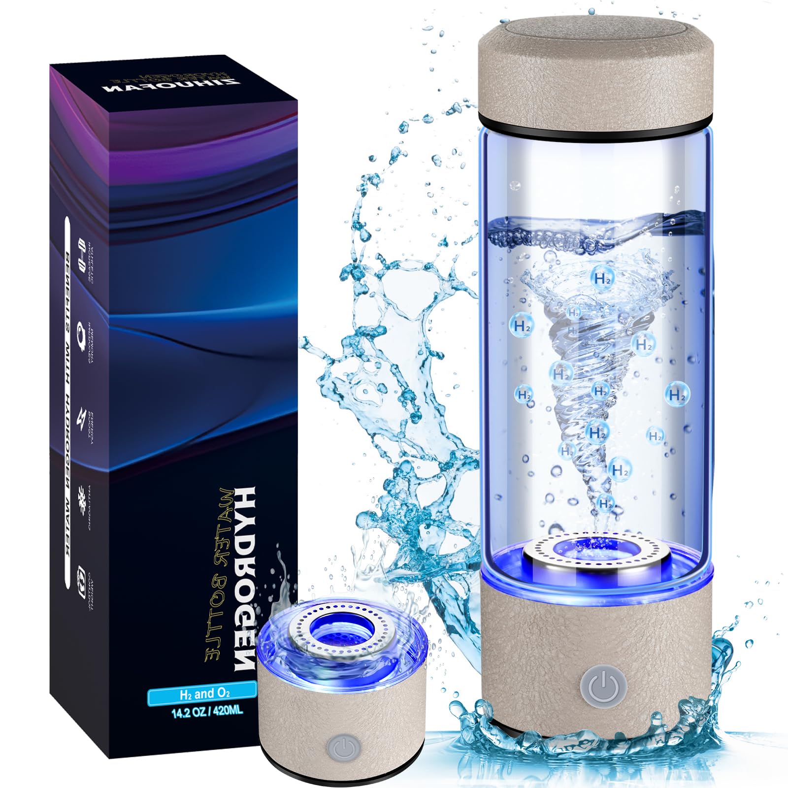 Amazon.com: New Hydrogen Water Generator Bottles, Portable