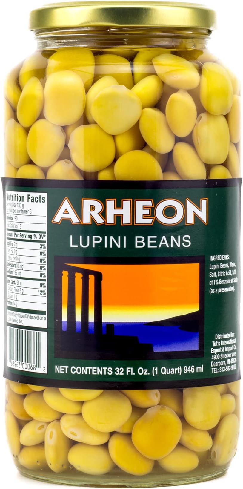 Mama Tere Premium Lupini Beans Chochos Imported from