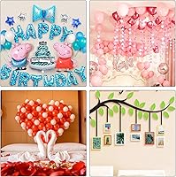 Vista 5 de 1000 Piezas Puntos de Pegamento Transparentes para Globos Adhesivo Removible Puntos Adhesivos de Doble Cara Cinta de Puntos de Pegamento para Globos