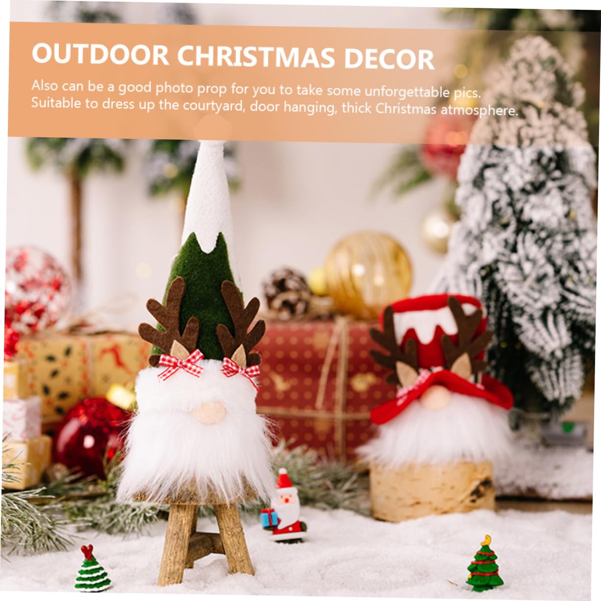 IMIKEYA 6 Stk Weihnachtsdekorationen Weihnachten Plüschzwerge Weihnachtsbaum Hängender Gnom Weihnachtszwergpuppe Christbaumschmuck Beleuchtete Zwerge Weihnachten Aufleuchten Colorful Stoff