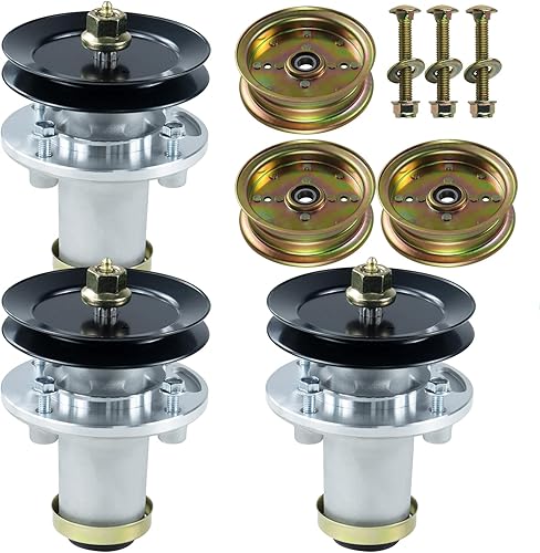 Paquete de 3 unidades 539112170 con polea 153535 539132728 sustituye a la polea 129861, 153535, 173436, 177865, 532177865, 539112171, 5321733. 436,