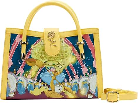 タグ付 ラウンジフライ 美女と野獣 ステンドグラスボストン ショルダーバッグ タグ付 ラウンジフライ 美女と野獣 ステンドグラスボストン