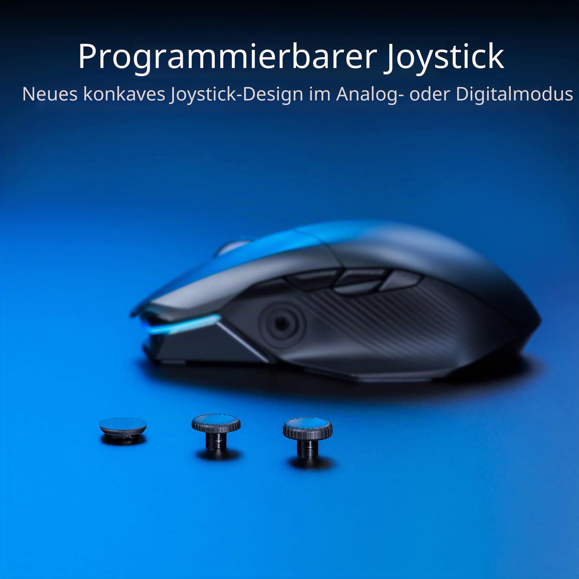 ASUS ROG Chakram X Origin kabellose RGB Gaming Maus (ROG AimPoint-Sensor, 36.000 dpi, Polling-Rate 8000 Hz, RF 2,4 GHz / Bluetooth / kabelgebunden, 11 programmierbare Tasten, Joystick, schwarz)