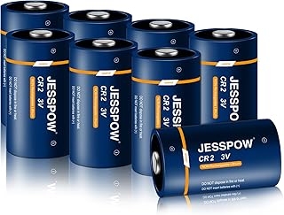CR2 3V Lithium Battery, CR2 Batteries for Golf Rangefinder, Flashlight, Photo Cameras, Alarm Systems 8 Pack
