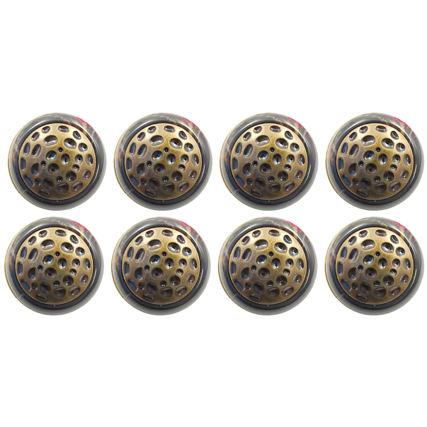 Ani Accessories Round Engraved Dotted Imitation Horn Brown Shank Button for Clothes Double Breasted Coat Blazer Suit Bandhgala Sherwani and Indian Pack of 8-picture-25
