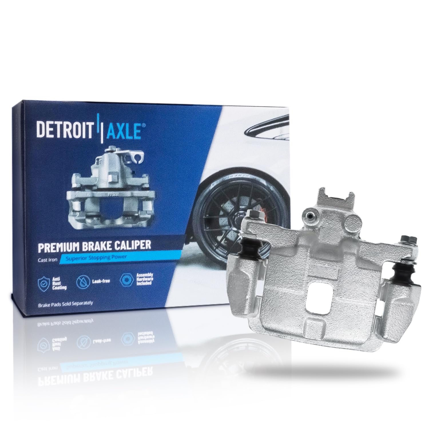 Detroit Axle - Rear Left Brake Caliper for 2002 2003 Subaru Impreza RS