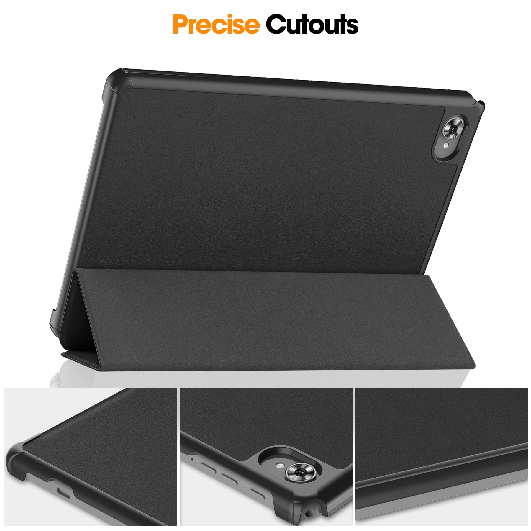 La nuovissima custodia morbida in TPU compatibile con la custodia for tablet Teclast P40HD da 10,1 pollici(Black