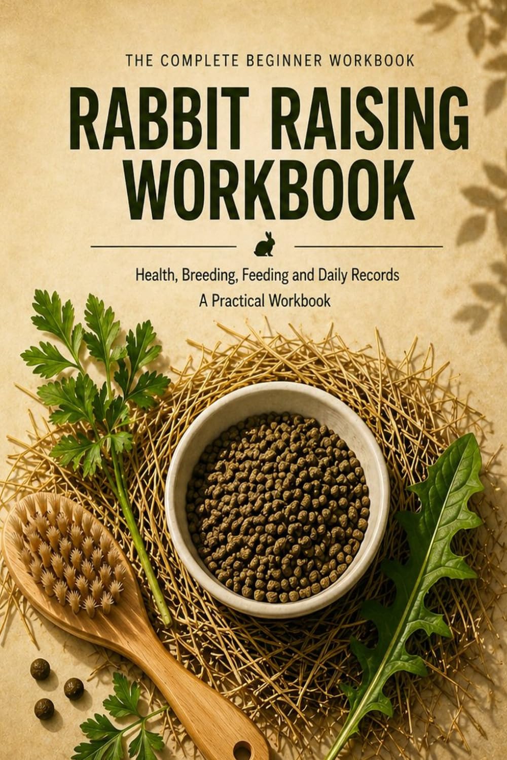 Rabbit Raising Workbook: The Complete Beginner Guide to Housing, Feeding, Breeding, and Health — With 22 Chapters, 9 Diagrams, and a Full Year of Structured Logs