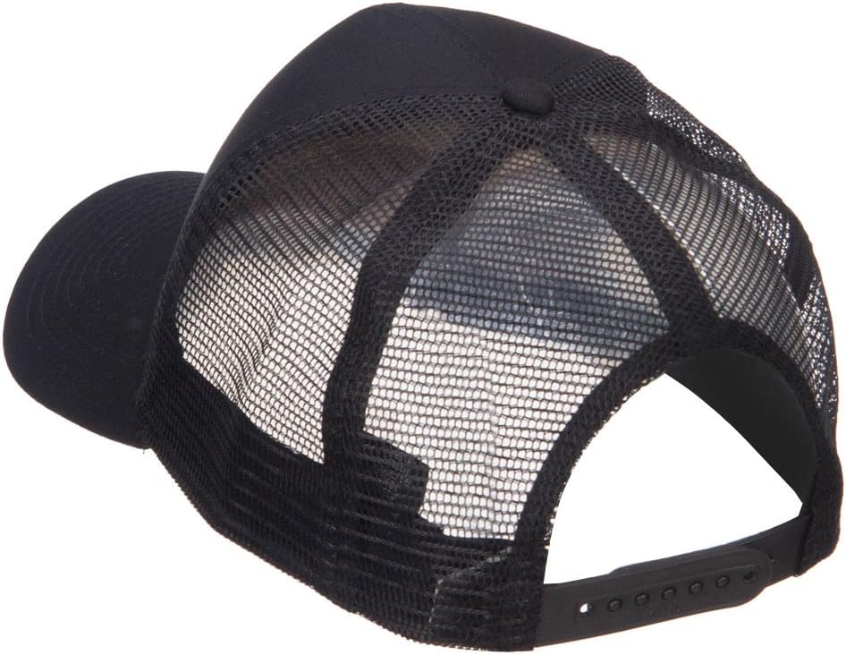 Fleur De Lis Embroidered Mesh Cap