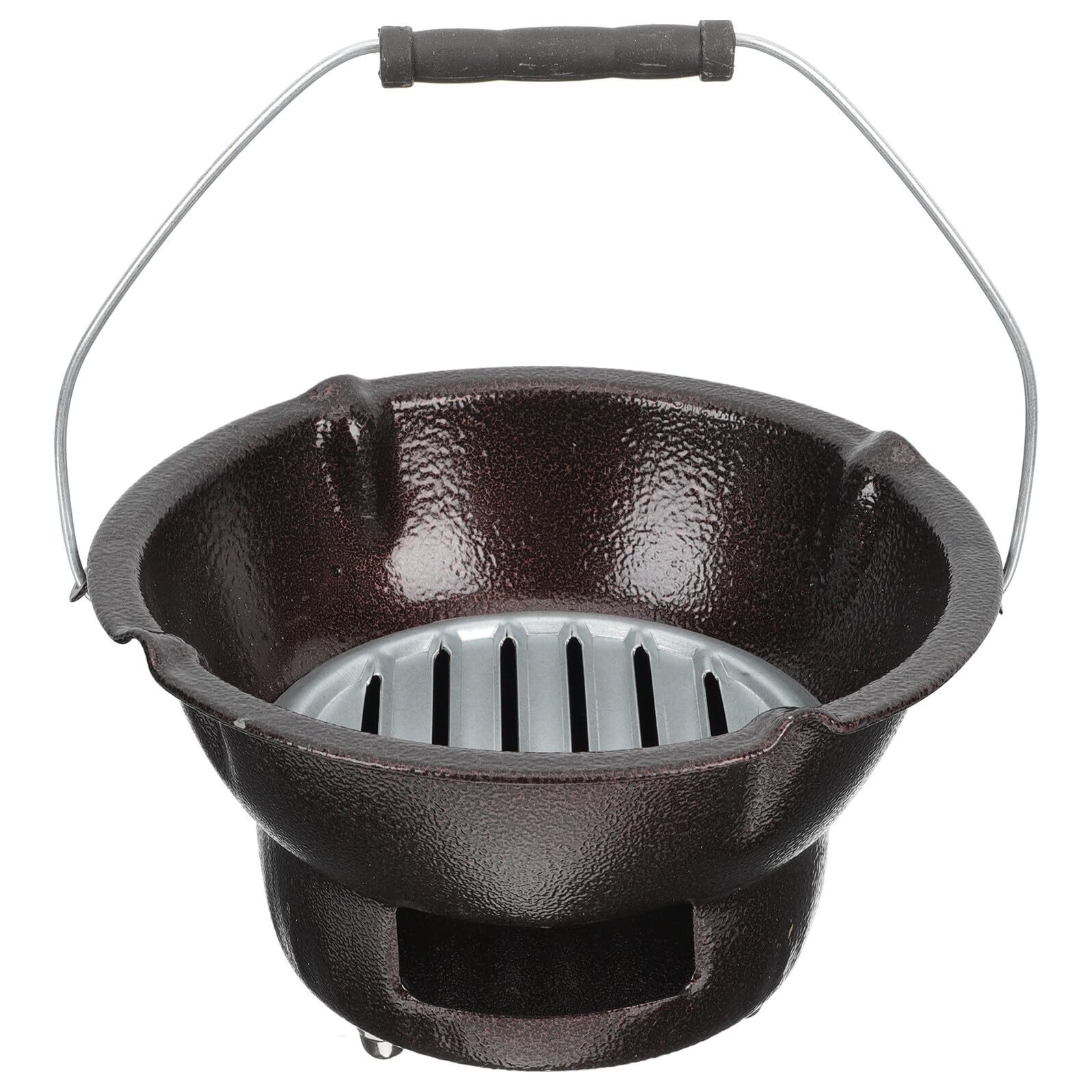 Ustensile de cuisson en fonte portable pour réchauffage et barbecue outdoor