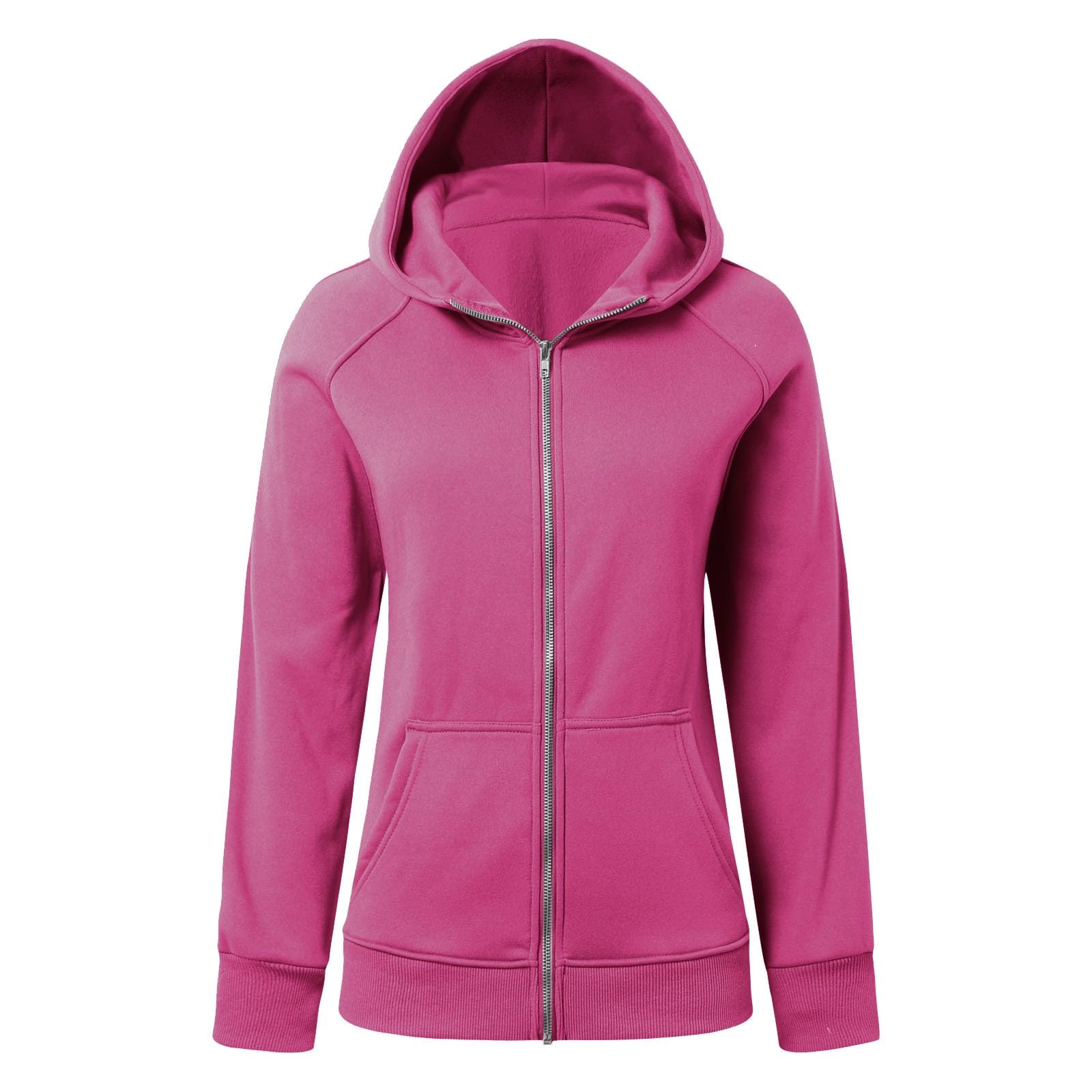 Pull à Capuche pour Femmes-Sweat Capuche zippé Polaire Doux Femme Sport extérieur Course Jogging Confort décontracté Veste Thermique Chaude Automne Hiver