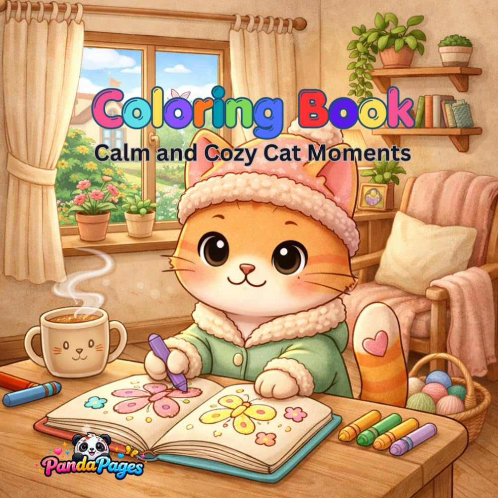 Calm and Cozy Cat Moments: Sweet and Cozy Cat Scenes to Warm Your Heart and Calm Your Mind