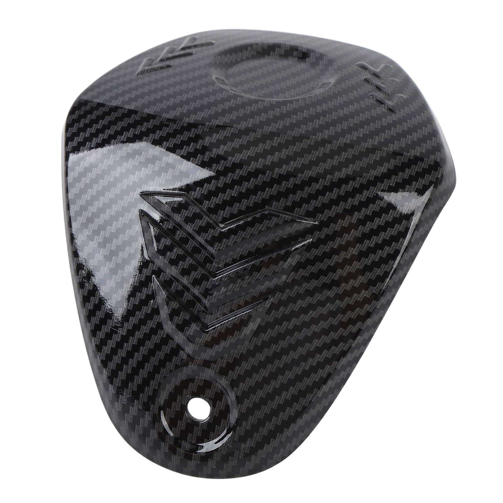 Cubierta Central Superior del Manillar de la Motocicleta Patrón de Fibra de Carbono Resistente a los Arañazos para XMAX 300 2017 a 2022